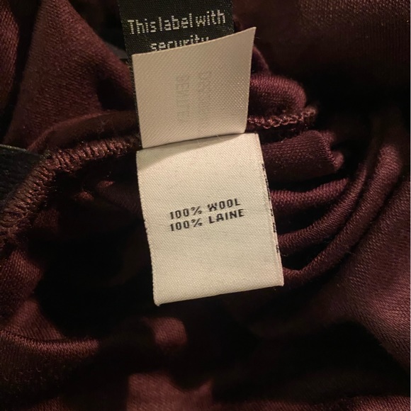 Diane Von Furstenberg Bentley Size 8 Burgundy - Picture 9 of 9